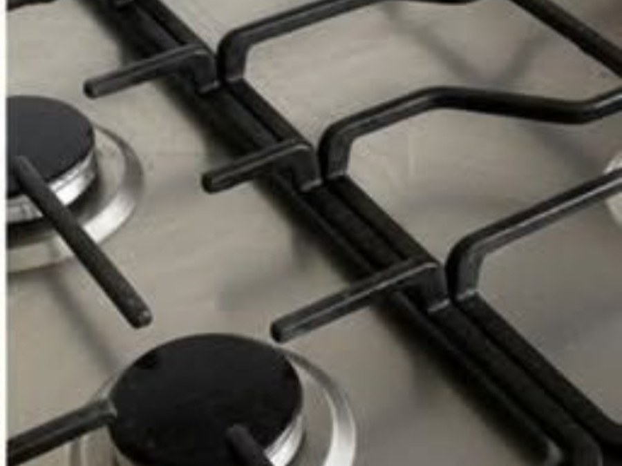 Deep-cleaned stove